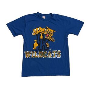 Vintage 90s Kentucky Wildcats GIS T-Shirt USA Large Single Stitch Distressed